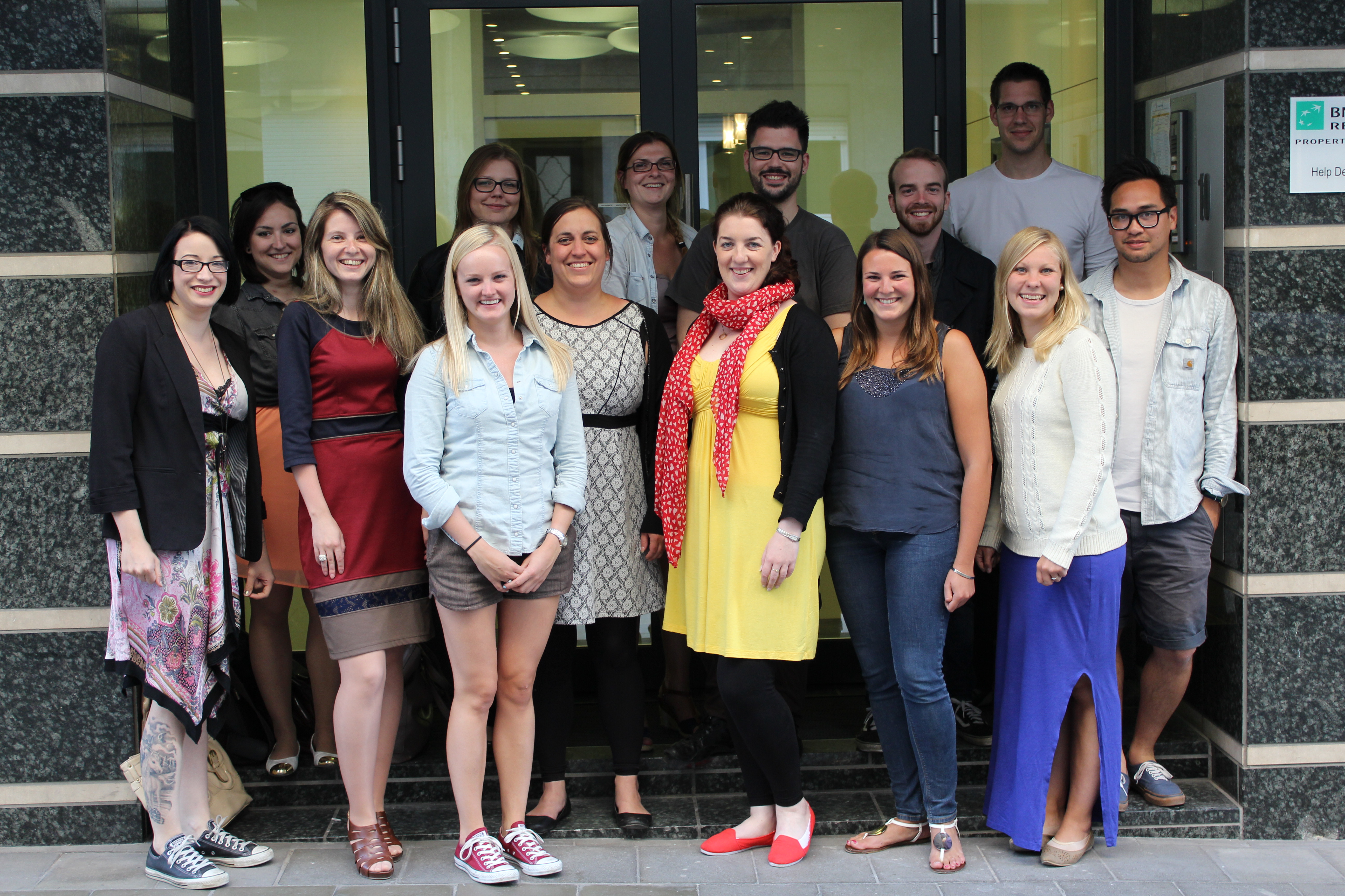 ESU's incoming and outgoing members met in Brussels in June for an official handover of tasks.