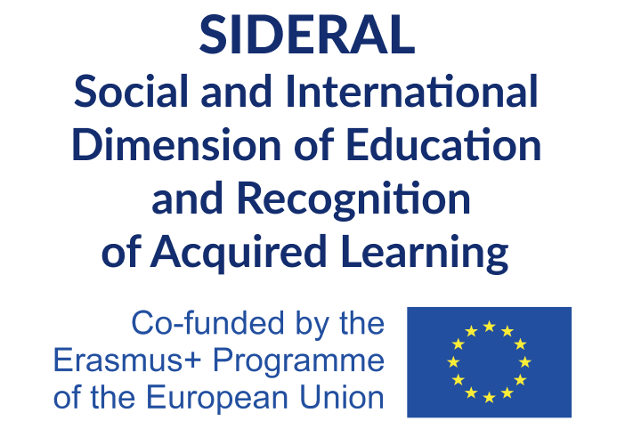 SIDERAL – Social and International Dimension of Education and Recognition of Acquired Learning